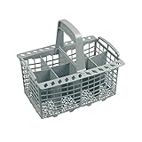eingesetzt in Spülmaschinen Besteckkorb Korb Kunststoff grau Spülmaschine Spülgerät Geschirrspüler ORIGINAL Indesit C00094297 Whirlpool Bauknecht 482000022776 passend ls10 d30 d33 d38 d18 kls10 kls18 gsa10 gsa20 vwm070 dw14 hd12