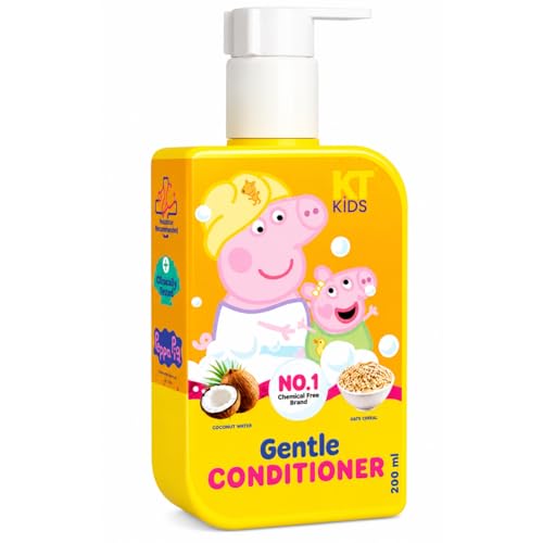Image of Peppa Pig Hair Conditioner | Pediatrician Approved | Detangling & Smoothing Formula with Coconut Oil & Hibiscus | 200ml