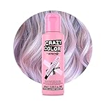 Crazy Color Metallic Marshmallow Semi-Permanent Hair Dye. Highly Pigmented Dusty Pink Conditioning & Oil Nourishing Vegan Formula | No Bleach or Ammonia | 100ml