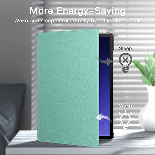 Coque Samsung Galaxy Tab S9 Plus multi-angle avec support S Pen vert