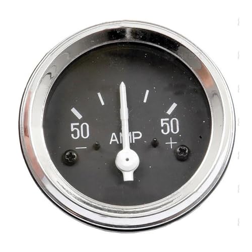 S.61064 Gau, Ammeter, Chrome Ring, 50 Amp