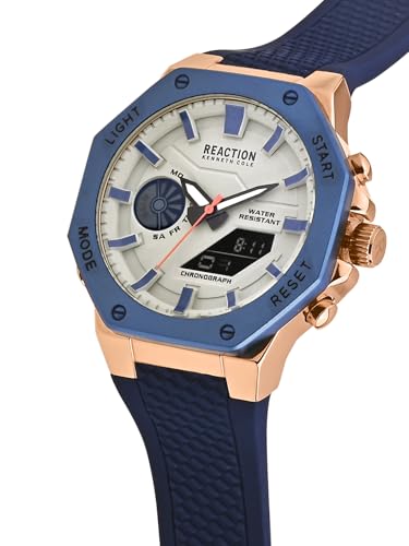 Image of Kenneth Cole Reaction Digi-Analog Grey Dial Watch for Men - KRWGP0069105