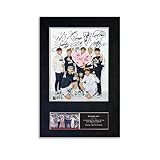 FERRASI Hi_0761 BTS # 3 Signature Pack Photo Copy Print Perfect Birthday Poster Music Album Cover Poster Wall Art Decor Canvas Poster for Bedroom Artistic Poster Decoration12x18inch(30x45cm)