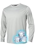 [Astraia Avant] ドライストレッチ 長袖 Tシャツ メンズ クルーネック 接触冷感 速乾 UVカット 夏 薄手 AA35r-02-S