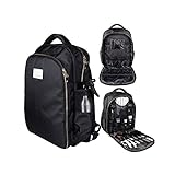 Bolsa De Peluquería para Herramientas, Mochila, Bolsa De Maquillaje, Mochila, Estuche De Tren, 2 En 1, Caja...