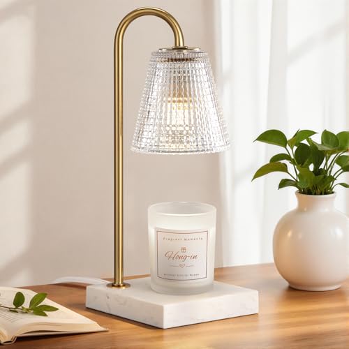 Hong-in Gold & Marble Candle Warmer Lamp