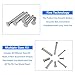 Single Hole Clevis Pins,SAFYY Carbon Steel Galvanized Silver Flat Head Link Hinge Pin,Zinc-Plating Link Hinge Pins,Hole Location Pins for Machinery,Industry,Furniture(M10x90,10PCS) (M8x30,15PCS)