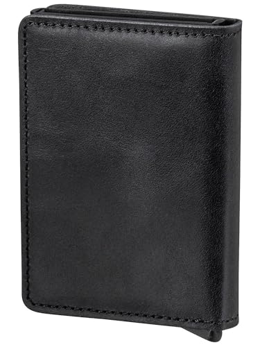 Image of Secrid Slim Wallet Original Leather With Rfid Safe Card Case