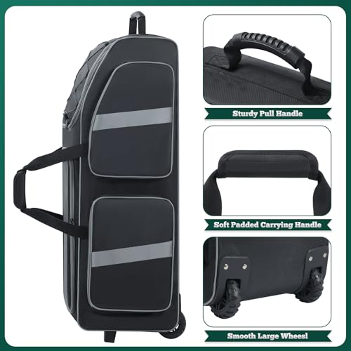 Speqerk Football Bag with Wheels