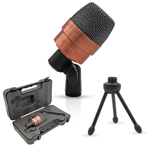 5 CORE Tom Microphone Copper Finish XLR Wired