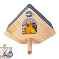 Parrot Breeding Box View - Durable Bird Nest, Cockatiels Canaries | Small Birds Hanging Bird, Cage House Ideal Parakeet, Finch Nesting Finches Cockatiels Parakeet Nest Box for Breeding