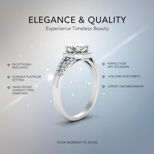 Image of Choose Your Gemstone Diamond CZ Square Halo Ring 925 Sterling Silver Princess Shape Split Shank Engagement Ring Minimal Modern Design Birthday Gift Wedding Gift US Size 4 to 12
