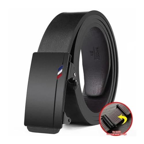 Belts Belt Men Mens Belts Quality Genuine Luxury Leather Belt For Men Belt Male Strap Male Metal Automatic Buckle(110cm,A)3