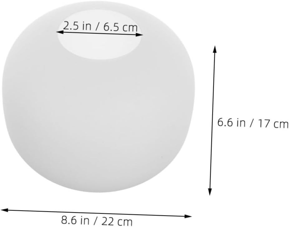 Alipis Table Lamp Wall Lamp Replacement Shade Modern Design Frosted Glass Lampshade for Dormitory