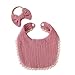 PHILSP Lot de 2 bandeaux élastiques pour bébé fille avec nœud en caoutchouc Rose