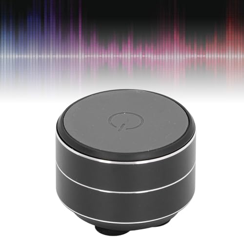 Image of Bone Conduction Speaker, Portable Cordless Bluetooth Speaker Stereo Music Player with Suction Cup Base, Support Dual Speaker Pairing Connection (Black)