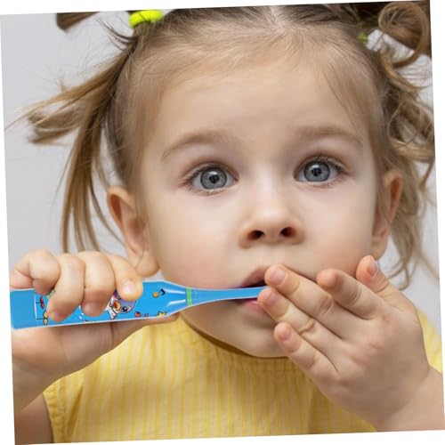 TOVINANNA Schallzahnbürste Für Junge Mädchen Elektrische Mini-zahnbürste Mit Vibrationstechnologie Zahnreinigung Cartoon-muster Tragbar Kindgerecht – Bild 5