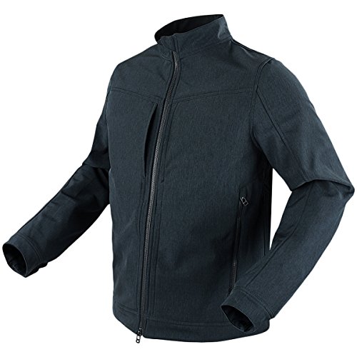 Condor Outdoor Intrepid Soft Shell Jacket (Heather Slate, XX-Large)