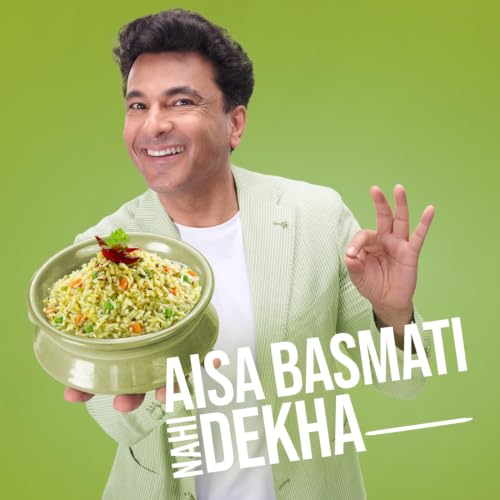 Image of Zeeba Mini Mogra Basmati Rice 5 Kg, Ideal for Khichdi, Kheer & Daily Meals (Cooked length upto 11mm*)