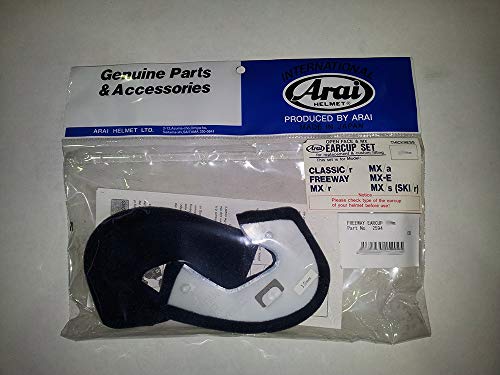 Coussinets ARAI FREEWAY 15 mm pour vos balades à moto en ville