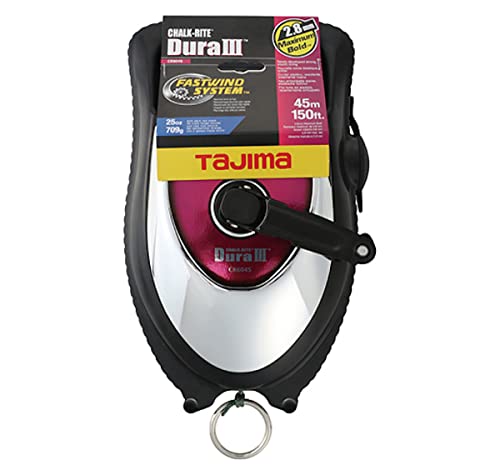 Tajima Chalk Rite DURA III 45M cordeau traceur robuste pour marquage précis