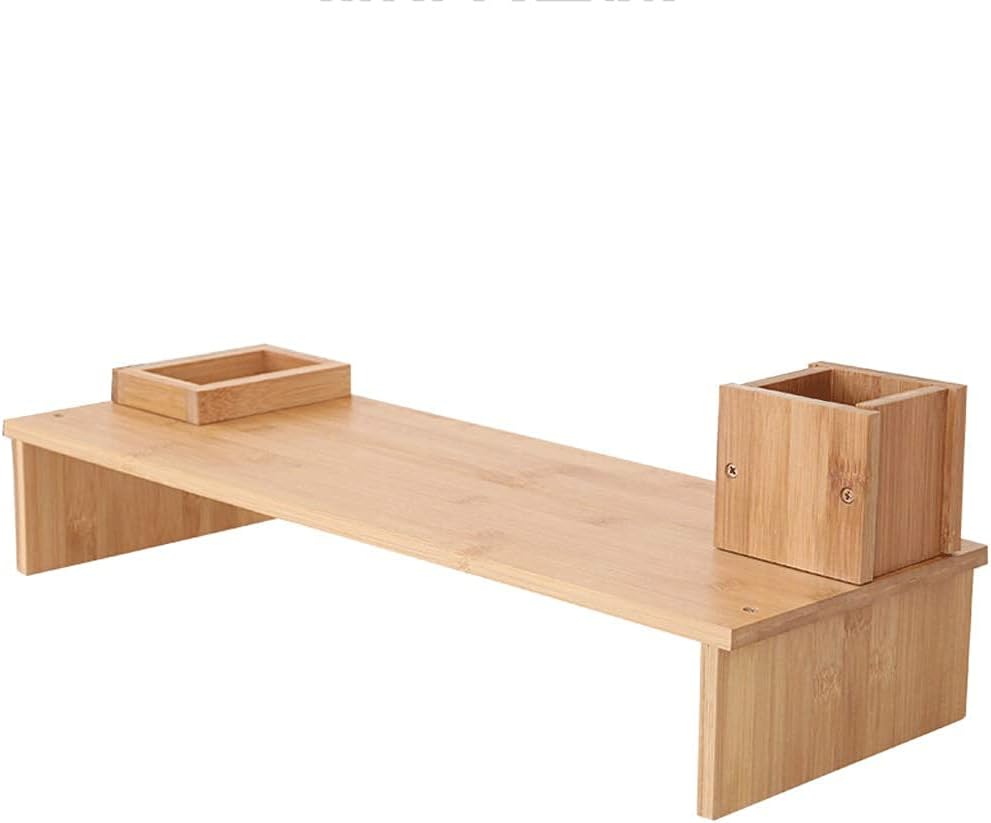 Computer Monitor Heightening Stand Base Desk Display Increased Shelf Desktop Bracket Storage