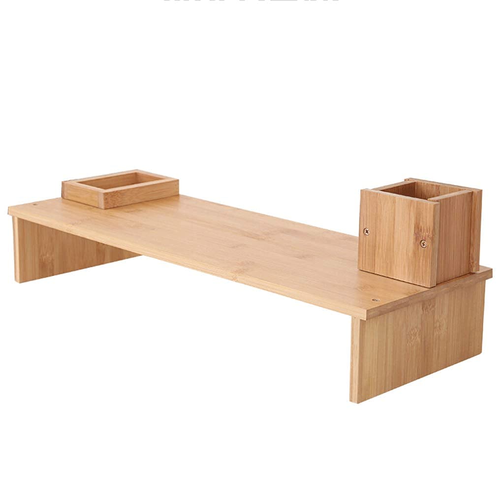 Computer Monitor Heightening Stand Base Desk Display Increased Shelf Desktop Bracket Storage