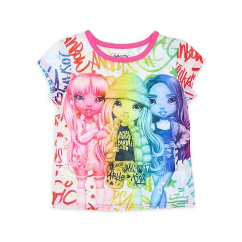 Rainbow High 2 Piece Short Sleepwear Pajama Set for Girls - Karma, Gabriella, Bella - Sizes XS to L2