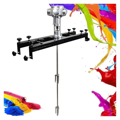 Mezcladora eléctrica de tanques, máquina agitadora de pintura comercial con soporte, for agitador disolvente de tinta de 3 cilindros(Small5cylinders)