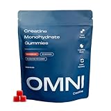 Creatine Monohydrate Gummies - Supports Muscle Growth, Recovery & Brain Function - Convenient & Easy to Take - Great Tasting Watermelon Flavor - 1g per Gummy, Low Sugar - 90 Count