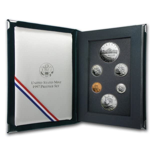 1997 S Prestige Botanic Garden Commemorative Silver Dollar 6 Coin Set Various US Mint proof