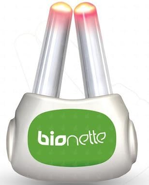 Bionette - for Hayfever symptoms. Bionette is a revolutionary electronic allergy relief device which uses red light phototherapy to treat allergic rhinitis (hay fever) symptoms by Bionette