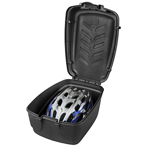 M-Wave Fahrradkoffer Topcase, Schwarz, 42 x 31 x 22 cm, 15 Liter, 122463
