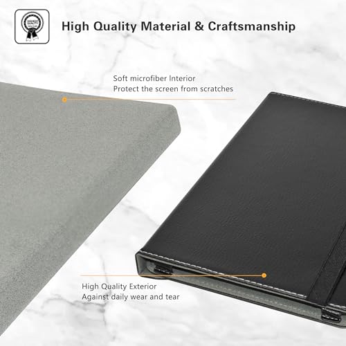Funda de tablet T-Mobile REVVL TAB 5G negra resistente con giro 360 5