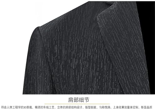 Men's Spring Solid Color Lapel Single Breasted Business Slim Blazers4