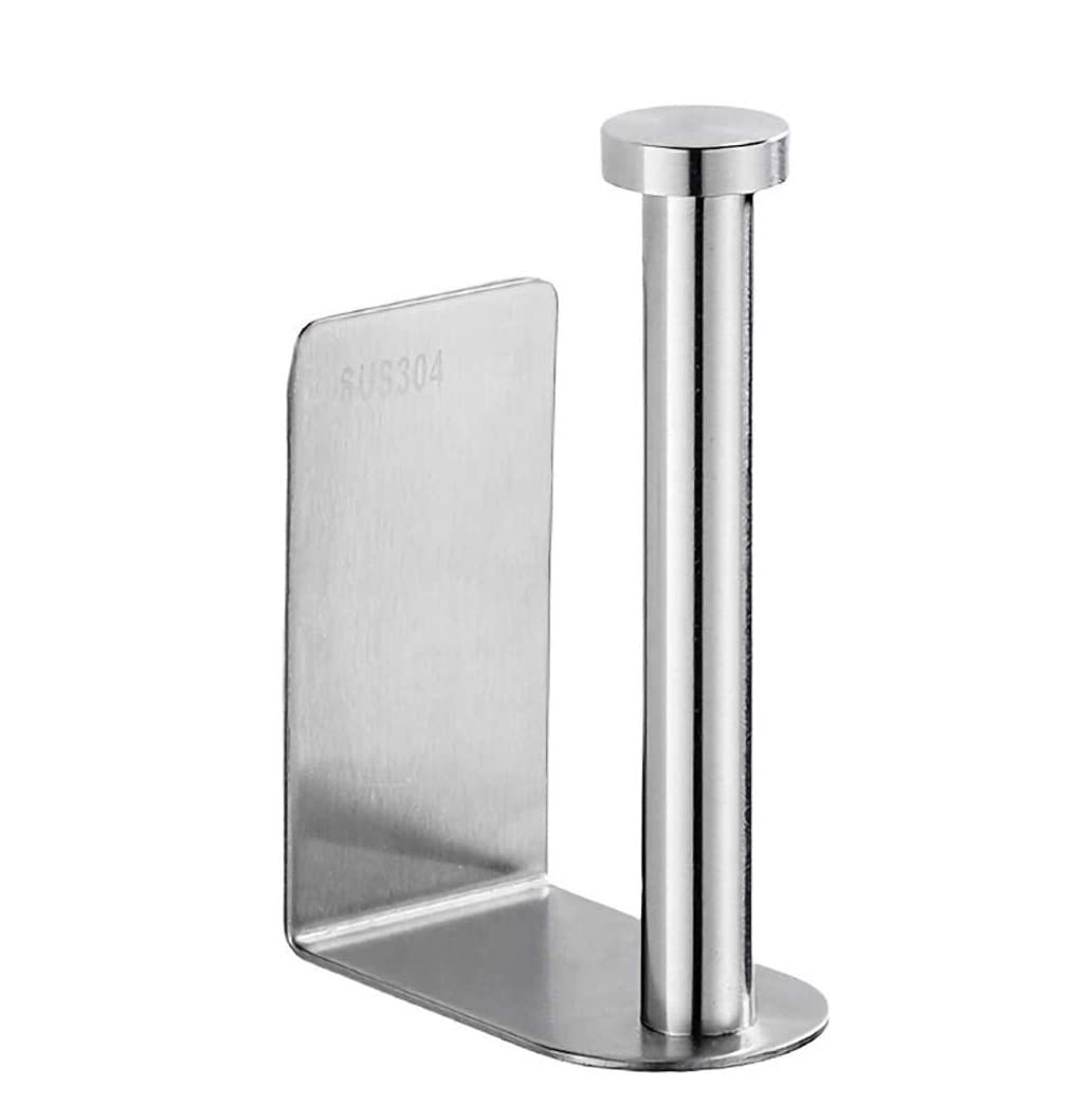 Toilet Paper Stainless Steel Toilet Paper Holder Durable Wall Mounted Roll Organizer Towel Rack Bathroom Tissue Bathroom Holder(26cm)