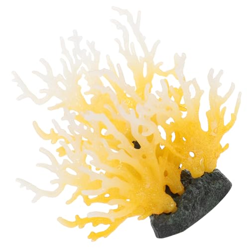 SUPVOX Artificial Coral Aquarium Decoration Durable Faux Coral Ornament for Fish Tank Landscape Decor Vivid Simulation for Home Office Aquariums Easy to Clean Material