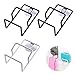 Portaesponjas para fregadero con ventosa Soporte de esponja para fregadero de cocina para esponja, jabón, paño de limpieza, toallas, fregadero, cepillos, botella de loción, etc 3 pcs (Negro, Blanco)