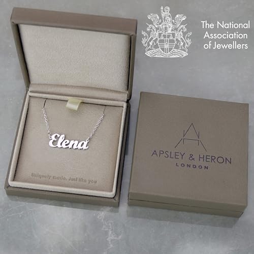 925 Sterling Silver Personalised Name Necklace – Custom Jewellery Gift for Women with Gift Box (Choose Name, Font & Finish in Silver, Gold, or Rose Gold) - Image 2