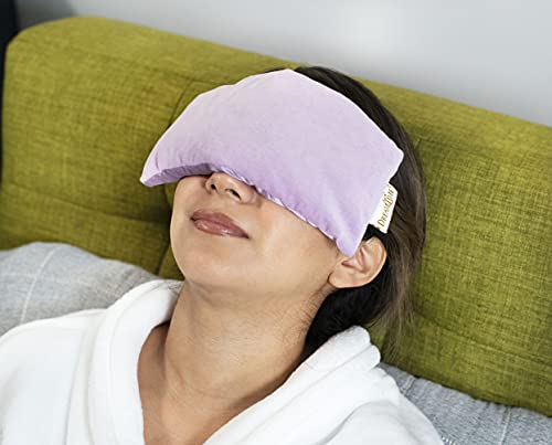 image for DreamTime Weighted Eye Pillow, Flaxeed Filling with Lavender Aromather
