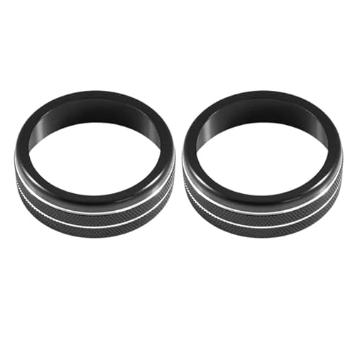 ニッサン日産適合品 エクストレイル T33 専用 エアコン ダイヤル カバー アルミ製 2個セット 空調 スイッチ ボタン カバー リング 温度調整 アクセサリー カスタム パーツ 内装 ドレスアップ カスタムパーツ