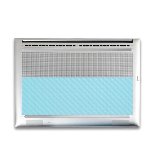 Image of Carbon Fiber Gaming Skin Compatible with HP Envy x360 16 inch (2023) - Solid Baby Blue - Premium 3M Vinyl Protective Wrap Decal Cover - Easy to Apply | Crafted in The USA by MightySkins