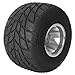 One Wheel High Performace Go Kart Tire and Rim, 11x7.10-5 Kart Rear Wheel and Tire Fit Bolt Pattern 50mm w/ 3 Holes for Go Kart Drift Trike Buggy Racing Cart, Non-Slip Tread, Aluminum Alloy Rim