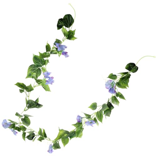 Healifty 造花 フェイクつる花 つるハンギングフラワー ウェディングアーチガーデン用