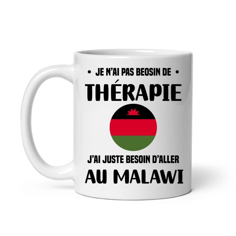 MugSmile Mug Malawi thérapie vacances départ voyage Tasse Malawi