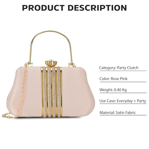 Image of Lavie Signature Women's Lynn Handle Frame Clutch | Ladies Purse | Gift For Women
