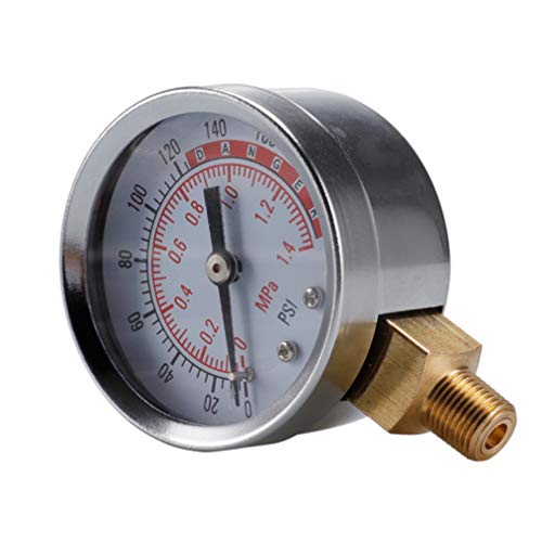 VILLCASE Medidor de PressÃ£o Com Medidor de PressÃ£o de Ã“leo de Ãgua Com Medidor de PressÃ£o Com Co