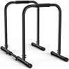 Sportsroyals Dip Bar, Adjustable Dip Stands Station for Home, Functional Heavy Duty Parallette Bars for Upper Body Workout (400/1200LBS Loading Capacity, 2025 New Version)