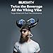BLKSMITH Viking Drinking Hat | Viking Helmet | Drinking Accessories for Parties & College | Fits 16