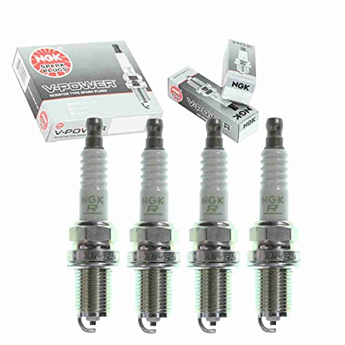 4 pc NGK V-Power Spark Plugs Honda Civic del Sol 1.6L L4